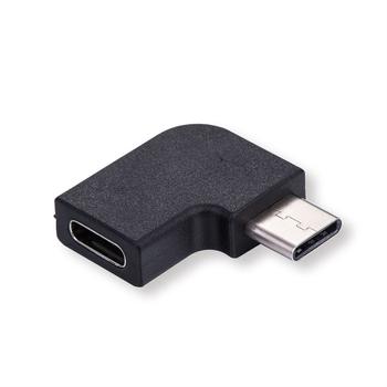 VALUE Adapter USB3.2 Gen2, C - C, Han/Hun, 90° Ang, led (12.99.2996)