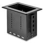 STARTECH StarTech.com Single-Module Conference Table Connectivity Box-Customizable - Mounting plate - black (BEZ4MOD)