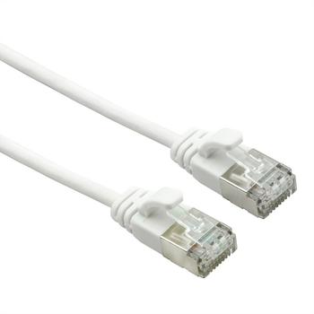 ROLINE Slim CAT6A CU LSZH Ethernet Cable White 0.5m (21.15.1700)
