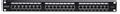 INTELLINET INT Patch Panel, 19", Cat6A, 24-Port, Shielded, 1 U, Black (720861)