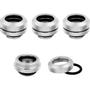 CORSAIR Fitting (hard tube),XF Hardline 4-pack (14mm OD compression_ chrome) (CX-9052007-WW)