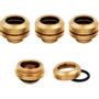 CORSAIR Fitting (hard tube),XF Hardline 4-pack (14mm OD compression_ gold) (CX-9052009-WW)
