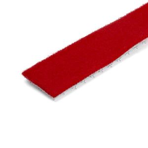 STARTECH 25FT. HOOK AND LOOP ROLL - RED - RESUABLE ACCS (HKLP25RD)
