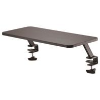 StarTech Monitor Riser Stand - Clamp-on Monitor Shelf for Desk - Extra Wide 25.6" (65 cm) For up to 34" Monitors - Black (MNRISERCLMP) - monteringssett - for Skjerm