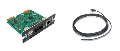 APC Network management kort 3, til remote overvågning og kontrol af én UPS, incl. temteratur sensor (AP9641)