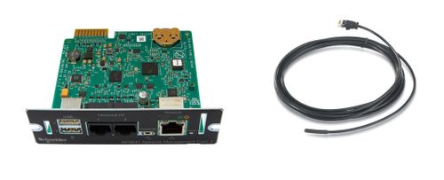 APC Network management kort 3, til remote overvågning og kontrol af én UPS, incl. temteratur sensor (AP9641)