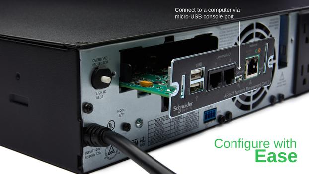 APC UPS Network Management Card with PowerChute Network Shutdown & Environmental Monitoring (AP9641)
