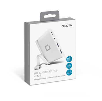 DICOTA USB-C Portable Hub 4-in-1 (D31731)
