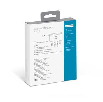 DICOTA USB-C Portable Hub 4-in-1 (D31731)