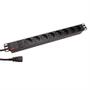 ROLINE 19" PDU for Cabinets, 8x (19.07.1626)