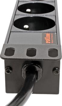 ROLINE 19" PDU for Cabinets, 9x (19.07.1624)