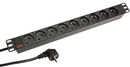 ROLINE 19" PDU for Cabinets, 9x (19.07.1624)