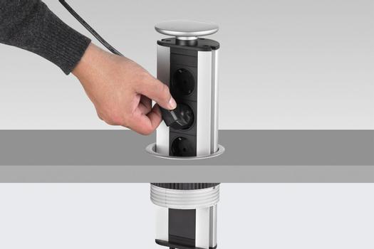 EVOLINE EVOline® Port Steel 3x stikk , stållokk (159310021600)