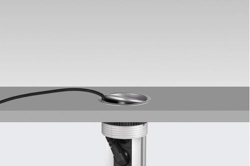 EVOLINE EVOline® Port Sølv 3x stikk Sølv/grå topp (159310000600)