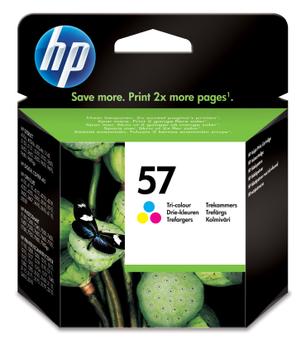 HP 57 Tricolour Standard Capacity Ink Cartridge 17ml - C6657A (C6657AE)
