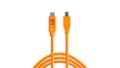 TETHER CUC2415-ORG,  4,6 m, USB C, Mini-USB B, USB 2.0, 480 Mbit/s, Orange (CUC2415-ORG)