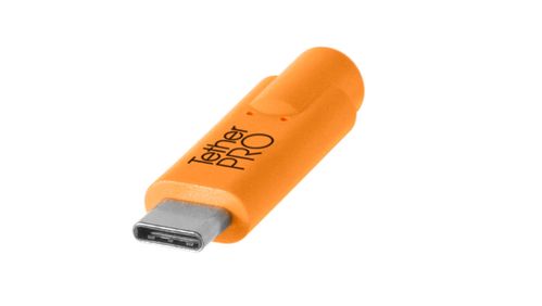 TETHER USB-C to 2.0 Mini B 5-Pin 4,60m orange (CUC2415-ORG)
