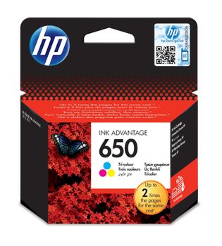 HP INK CARTRIDGE NO 650 C/M/Y HU SUPL (CZ102AE#BHK)