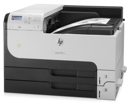 HP P LaserJet Enterprise 700 M712dn, print, A3, mono, 40ppm, 512MB, 1200 x 1200dpi, 100 sheet multipurpose paper tray, 2 250 sheet paper trays, 2 hi-speed USB 2.0, 1 hi-speed USB 2.0 device, 1 gigabit et (CF236A#B19)