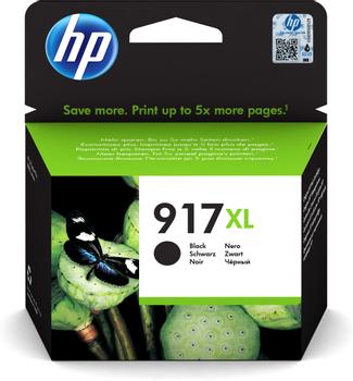 HP 917XL - 39.2 ml - Lång livslängd - svart - original - bläckpatron - för Officejet 8022, Officejet Pro 8020, 8022, 8023, 8024, 8025, 8025e, 8028, 8035, 8035e (3YL85AE#BGY)