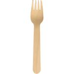 Gaffel, ABENA Gastro, 16cm, brun, birketræ