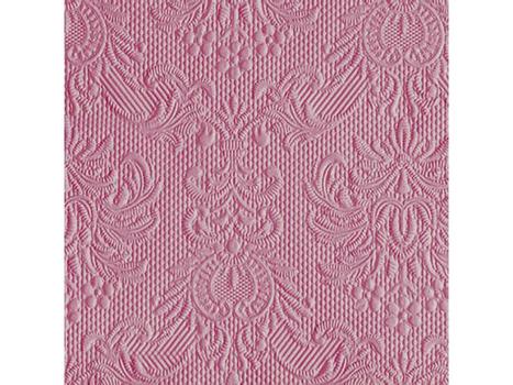 EDELWEISS Serviett 25cm lys rosa (15) (12507034)