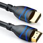 DELEYCON HDMI kabel 1,0m sort 1.4, ethernet, HDMI: Han - HDMI: Han, HD & 3D