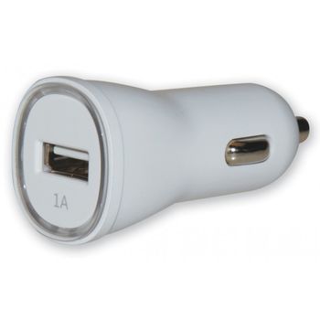 TECHLY USB Billader, 2,4 A, hvid (IUSB2-CAR2-2A1P)