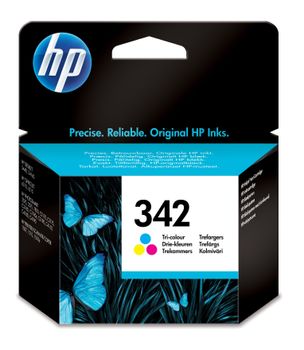 HP 342 - C9361EE - 1 x Yellow,1 x Cyan,1 x Magenta - Ink cartridge - For Officejet 63XX, Photosmart 25XX, C3193, C3194, C4110, C4170, C4173, C4175, C4193, C4194 (C9361EE#UUS)