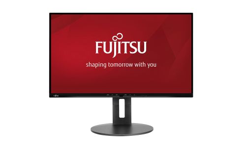 FUJITSU Display P27-9 TS 27inch QHD matt black USB Dock PC switch Ultra Narrow bezel 5-in-1 stand USB Type-C DP HDMI VGA LAN 3YW C&R (S26361-K1693-V160)