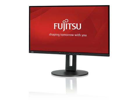 FUJITSU Display P27-9 TS 27inch QHD matt black USB Dock PC switch Ultra Narrow bezel 5-in-1 stand USB Type-C DP HDMI VGA LAN 3YW C&R (S26361-K1693-V160)