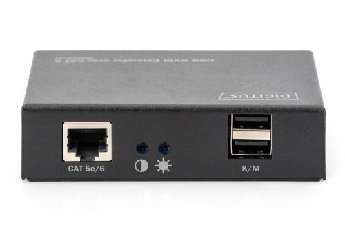 DIGITUS USB KVM Extender over Cat 5 1 Local+1 Remote 200m CAT5 UTP NS (DS-51201)