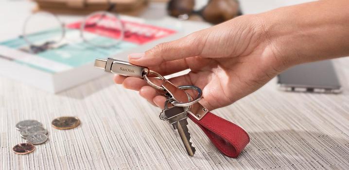 SanDisk 256GB Ultra Dual Drive Luxe - USB Type-C/ Type-A (SDDDC4-256G-G46)