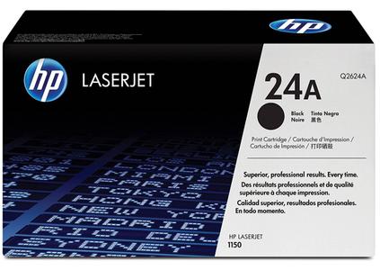 HP 24A original LaserJet-tonerkassett,  svart (Q2624A)