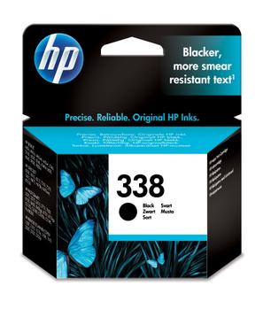 HP 338 original Ink cartridge C8765EE 301 black standard capacity 11ml 450 pages 1-pack Blister multi tag (C8765EE#301)