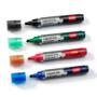 NOBO Liquid Ink Whiteboard Marker Bullet Tip 3mm Line Assorted Colours (Pack 6) 1901077 (1901077)