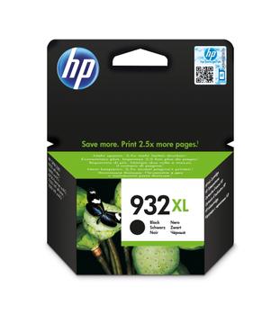 HP INK CARTRIDGE NO 932 XL BLACK DE/ FR/ NL/ BE/ UK/ SE/ IT SUPL (CN053AE#BGX $DEL)