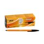 BIC Orange Ballpoint Pen 0.8mm Tip 0.30mm Line Black (Pack 20) - 1199110114