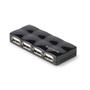 BELKIN USB 2.0 Quilted hub 4 ports (F5U404cwBLK)