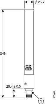 CISCO Network Antenna  (ANT-4G-OMNI-OUT-N)