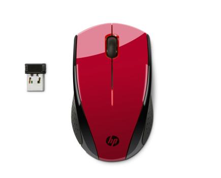 HP X3000 Red BS Wireless Mouse Europe (N4G65AA#ABB)
