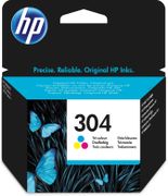 HP 304 - Colour (cyan, magenta, yellow) - original - ink cartridge - for AMP 130, Deskjet 26XX, 37XX, ENVY 50XX (N9K05AE#UUS)