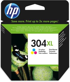 HP 304XL Ink Cartridge Tri-Color Blister (N9K07AE#301)