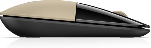 HP P Z3700 - Mouse - blue LED - wireless - 2.4 GHz - USB wireless receiver - gold - for HP 20, 22, 24, 27, 460, Pavilion 24, 27, 590, 595, TP01, Pavilion Laptop 14, 15 (X7Q43AA#ABB)