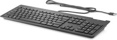 HP Business Slim - Keyboard - with Smart Card reader - USB - UK layout - black