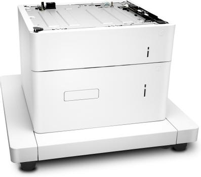 HP P Paper Feeder and Stand - Printer base with media feeder - 2550 sheets in 2 tray(s) - for LaserJet Enterprise MFP M634, LaserJet Enterprise Flow MFP M634, MFP M635, MFP M636 (J8J92A)
