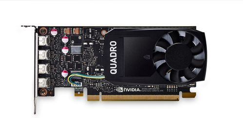 HP NVIDIA Quadro P1000 4 GB GDDR5 PCIe 3.0 x16 low profile Graphics Card (1ME01AT)
