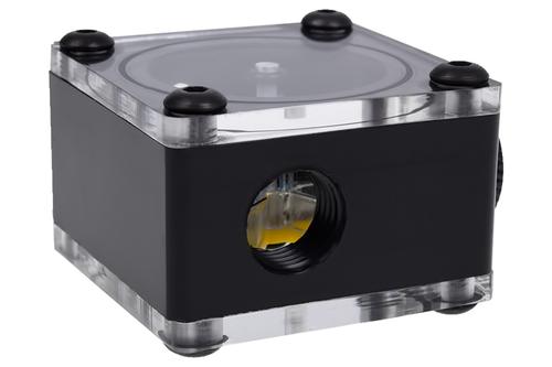 ALPHACOOL Eisfluegel G1/4, Computer kabinet, Pumpe, Sort, Blå, Transparent,  Gul, Acetal, Akrylglas,  32,1 mm, 44,5 mm (17350)