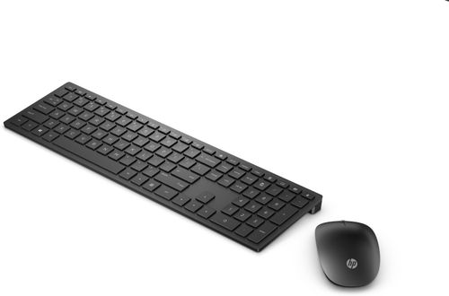 HP Pavilion 800 - Keyboard and mouse set - wireless - Belgium AZERTY - jet black (4CE99AA#AC0)