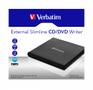 VERBATIM DVW Verbatim ext. Slimline USB2.0 CD/DVD Brenner o. Nero retail (53504)